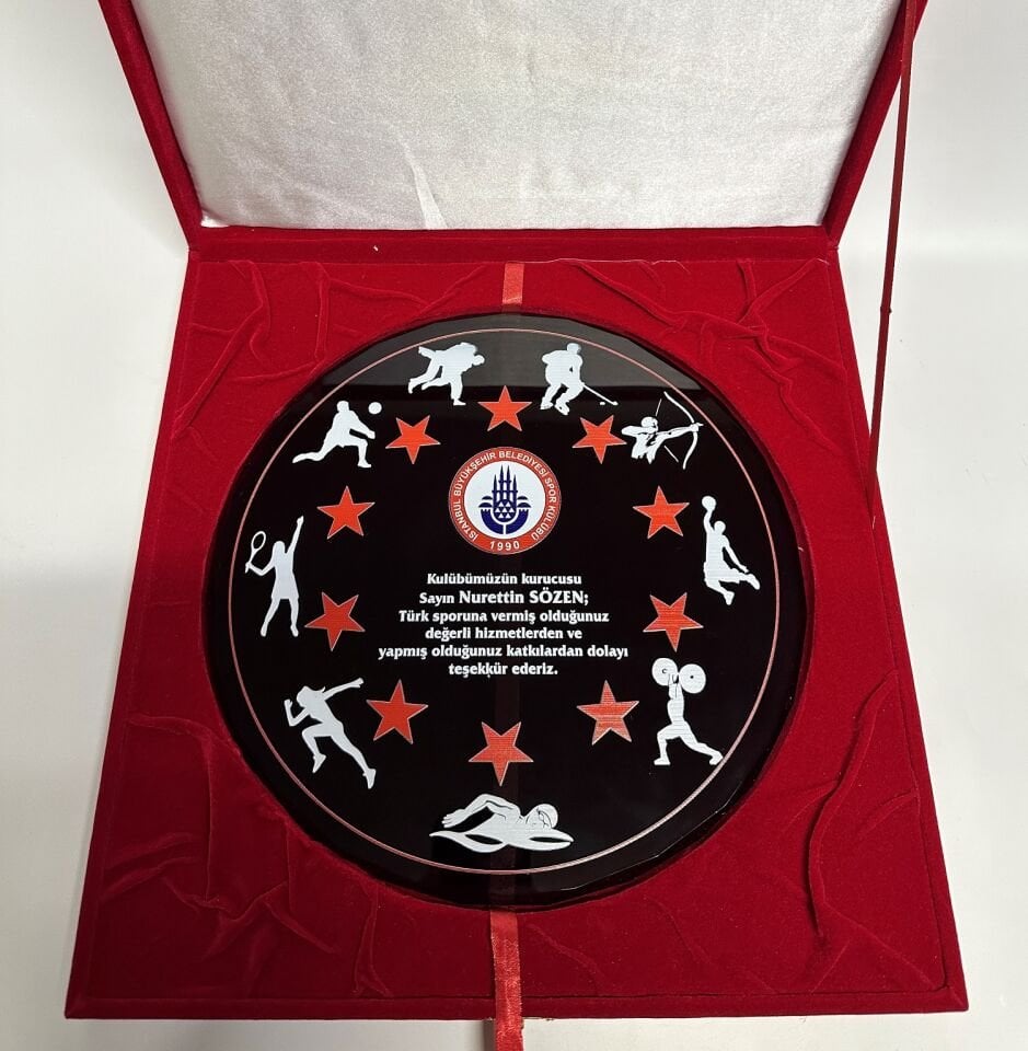 Cam Tabak Plaket Şilt 01