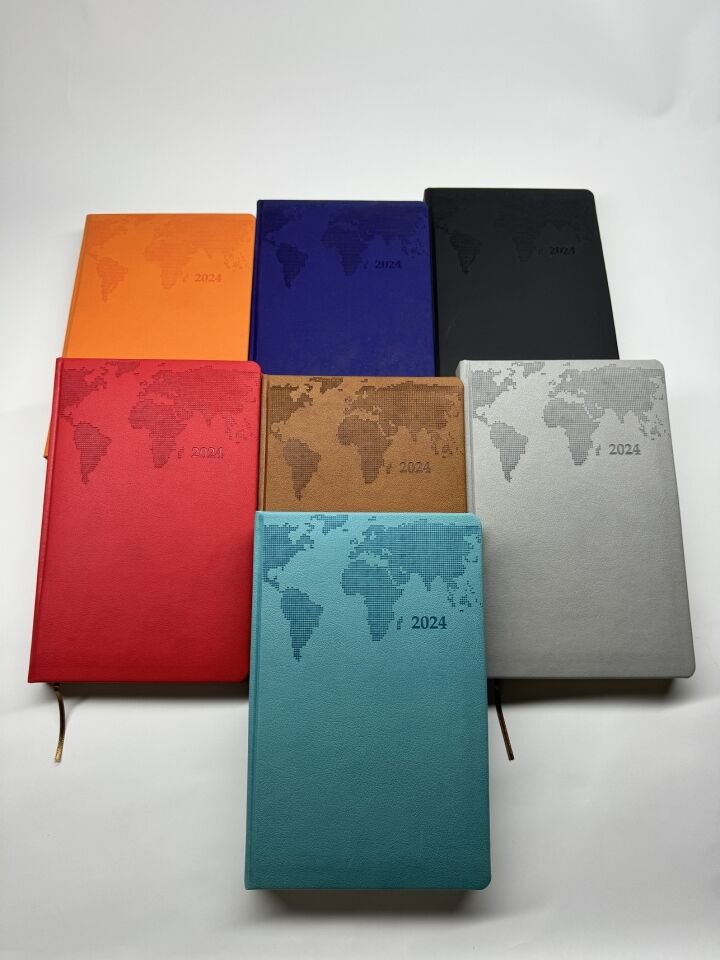 TERMO DERİ TARİHLİ HARİTALI İSME VEYA KİŞİYE ÖZEL AJANDA  1 taba