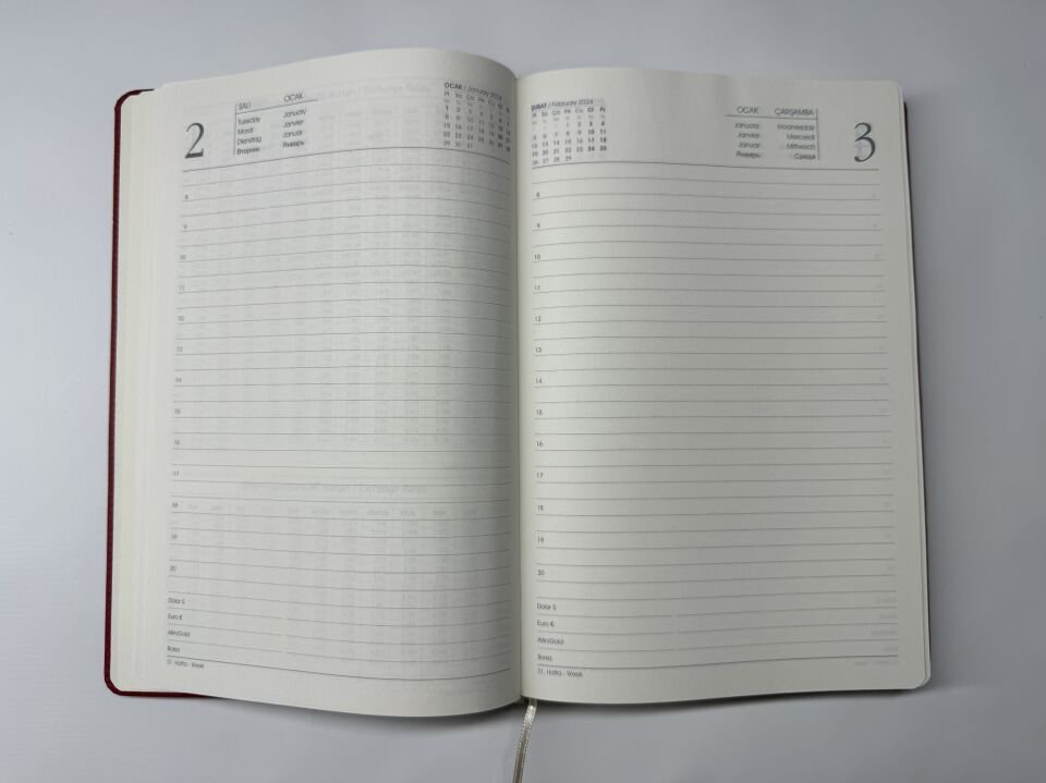 TERMO DERİ TARİHLİ HARİTALI 1. SINIF KALİTE İSME VEYA KİŞİYE ÖZEL AJANDA 2 turkuaz