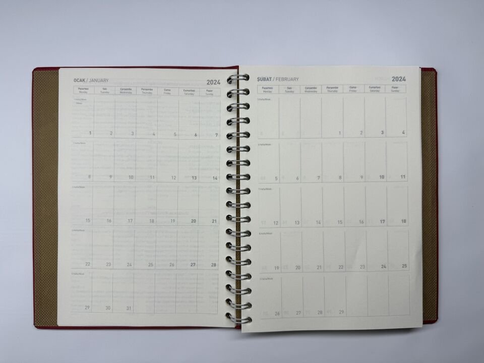 GİZLİ TELLİ TERMO DERİ TARİHLİ İSME VEYA KİŞİYE ÖZEL AJANDA mavi