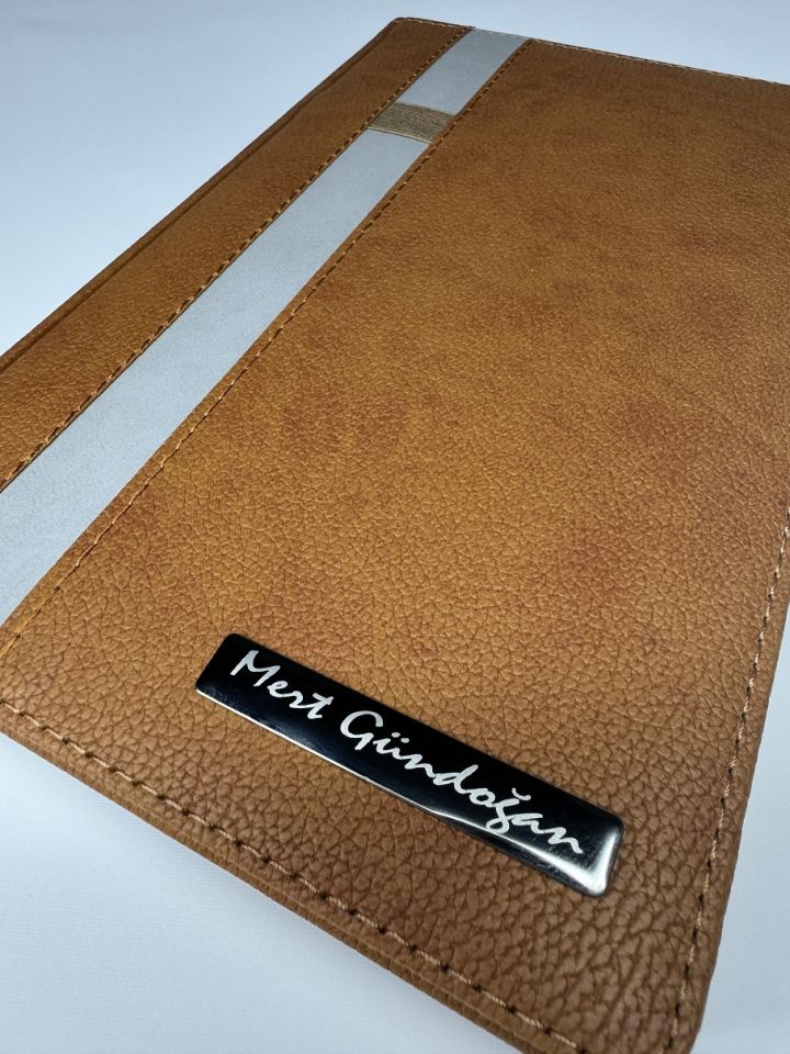 KALEM YUVALI TERMO DERİ TARİHLİ İSME VEYA KİŞİYE ÖZEL AJANDA 4 taba