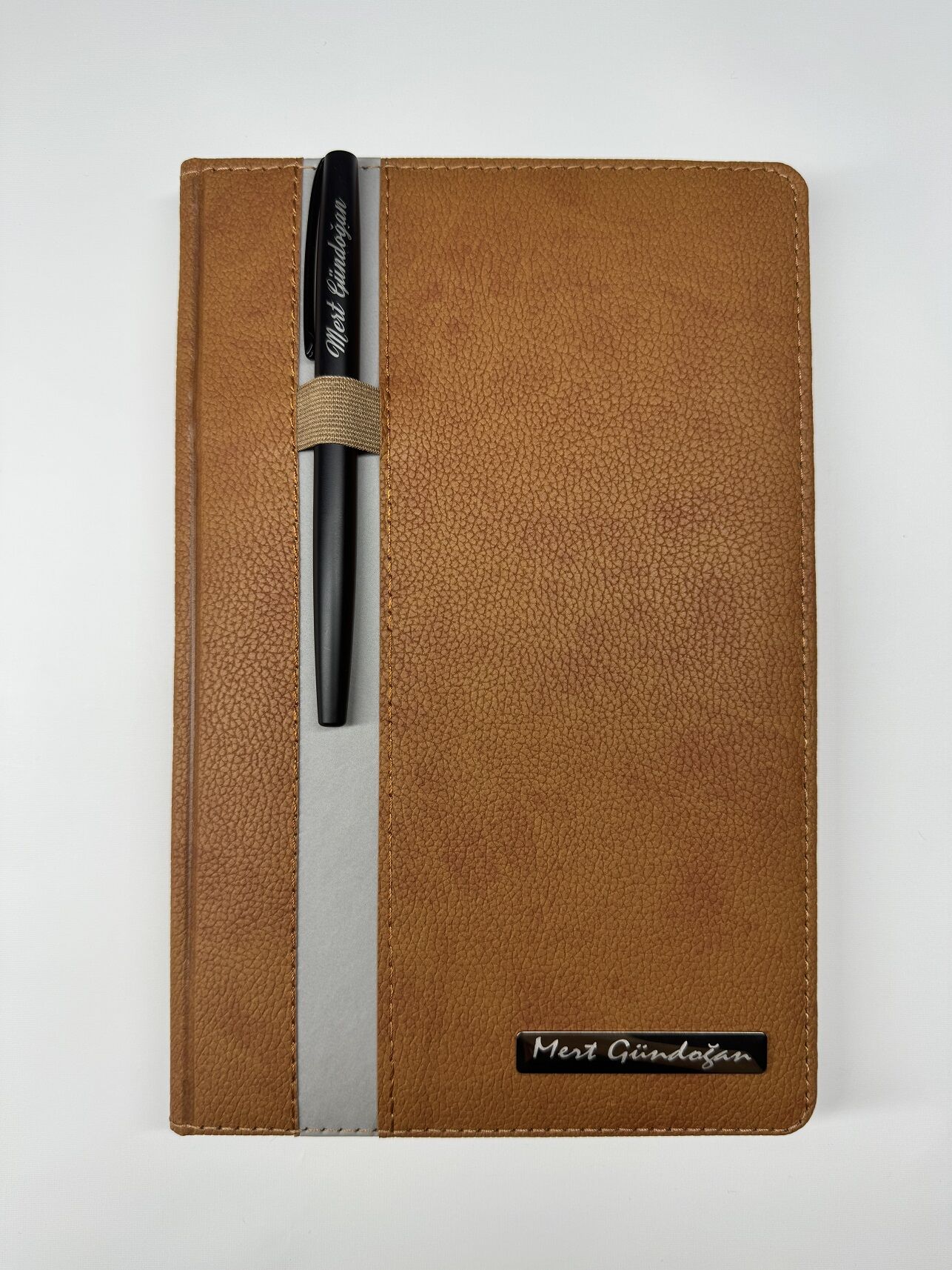 KALEM HEDİYE TERMO DERİ TARİHLİ İSME VEYA KİŞİYE ÖZEL SET AJANDA KALEMLİ taba