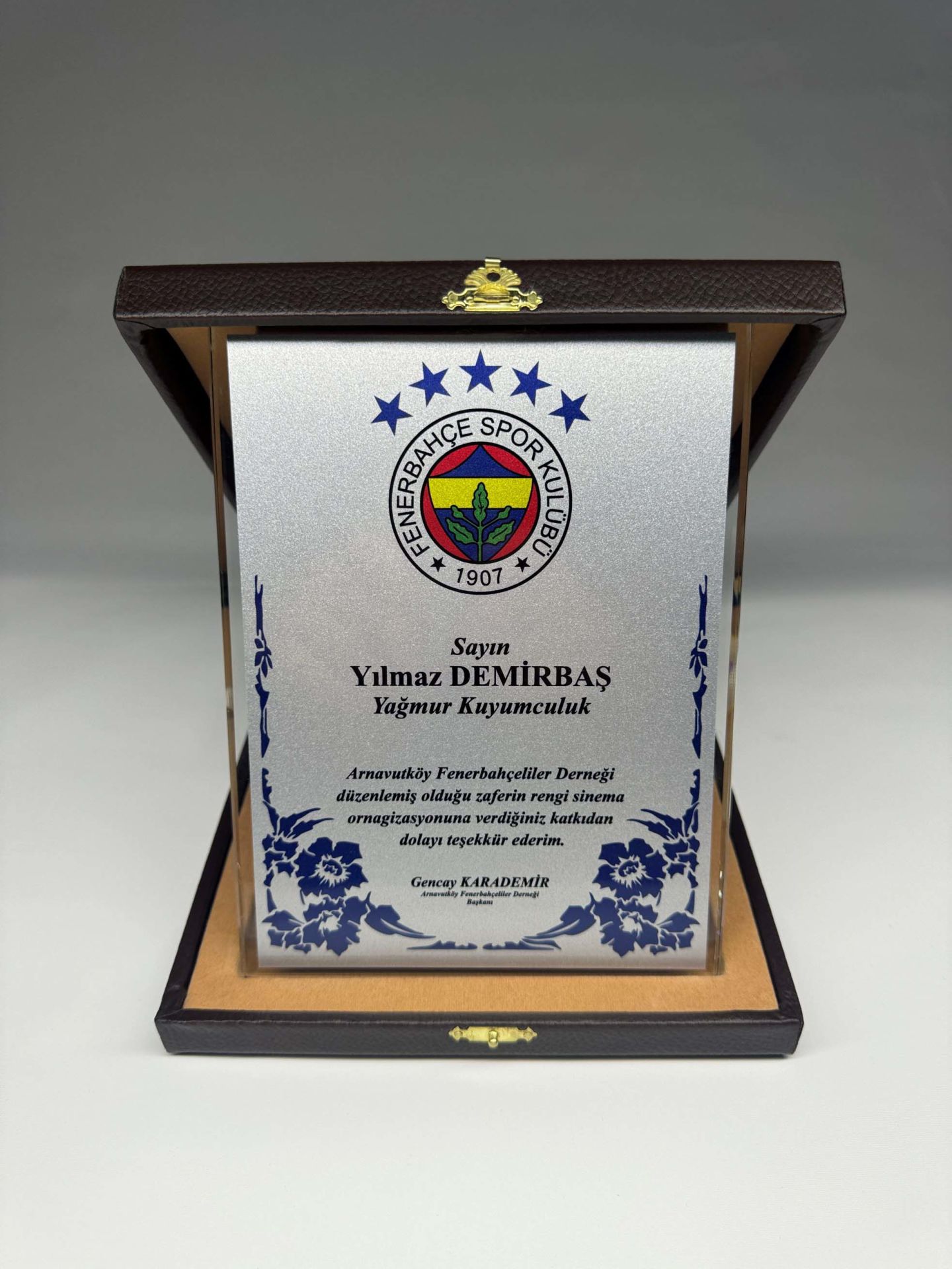 Cam Plaket Şilt 03
