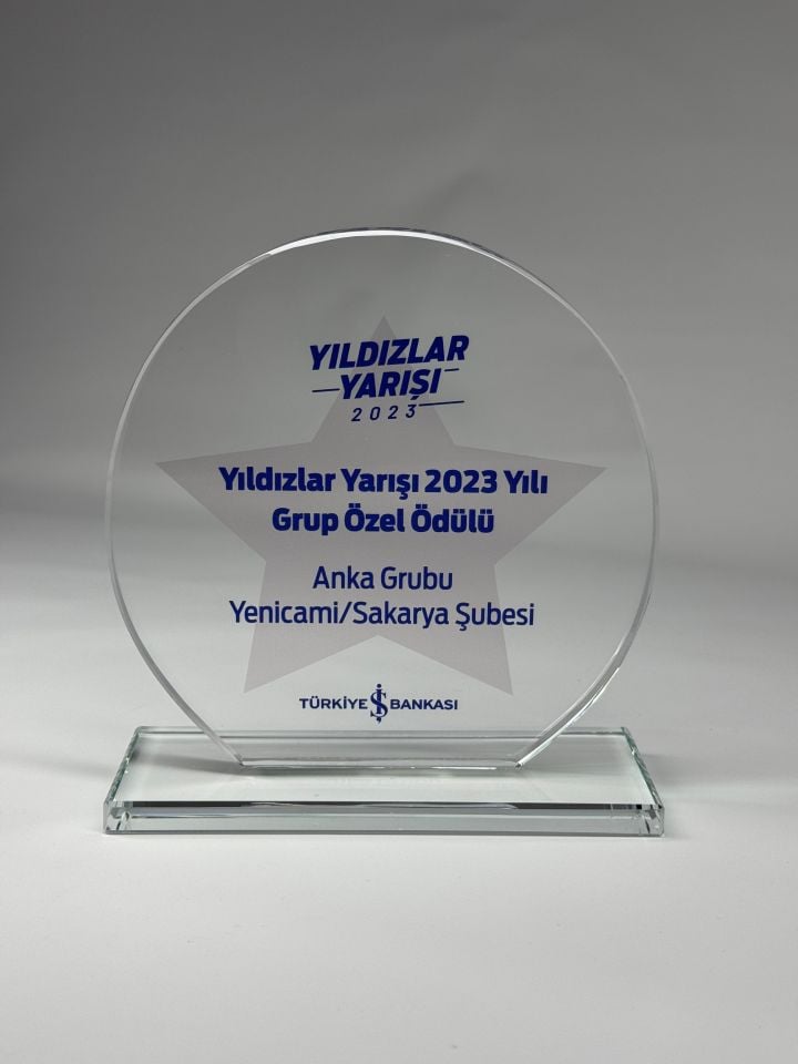 Özel Cam Plaket 12