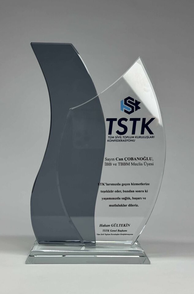 Kristal Özel Cam Plaket 20