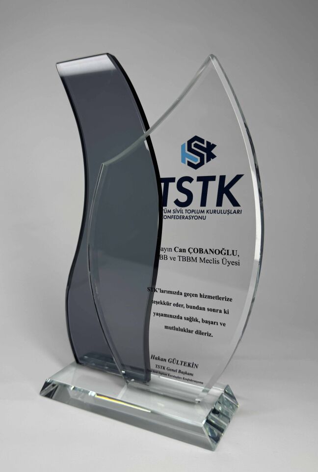 Kristal Özel Cam Plaket 20