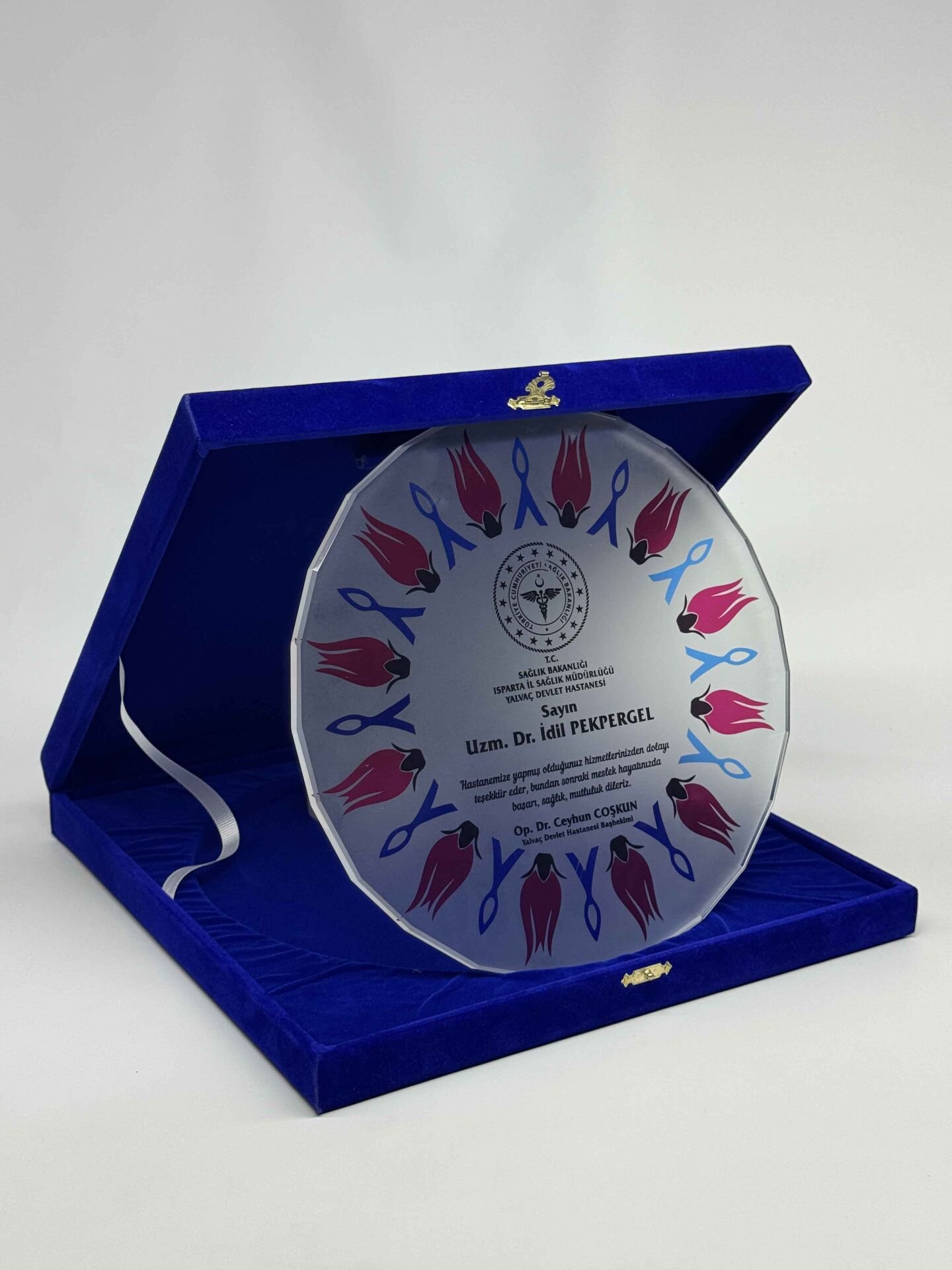 Cam Tabak Plaket Şilt 09