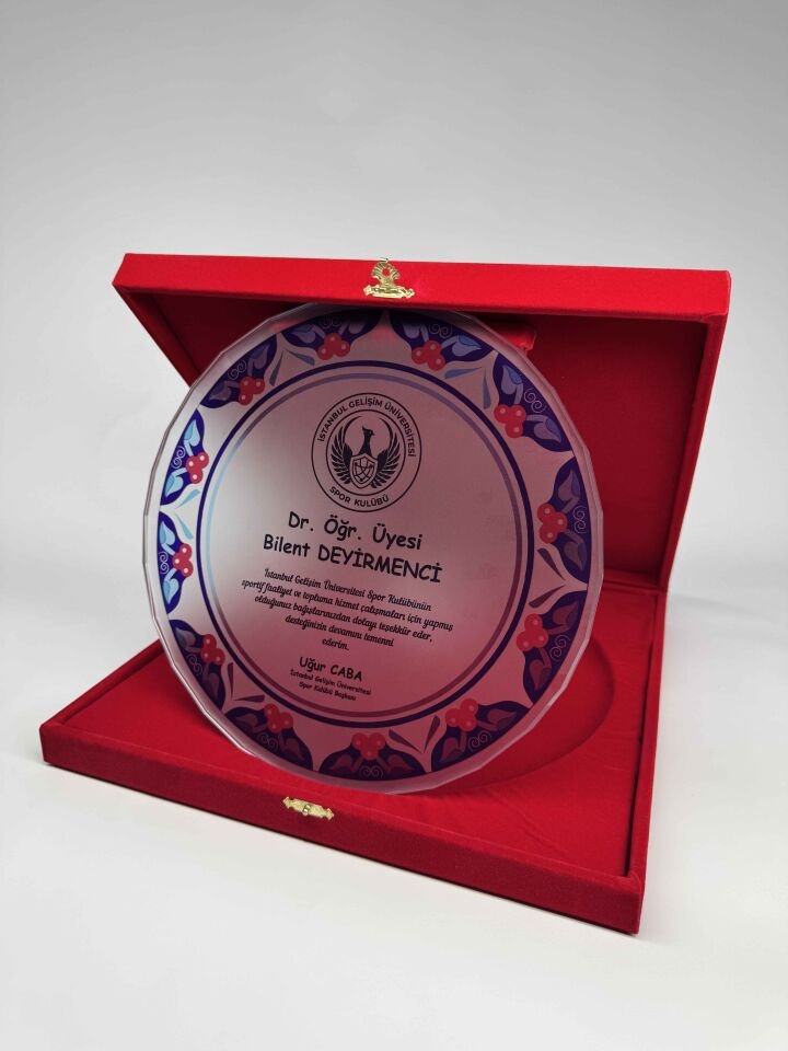 Cam Tabak Plaket Şilt 11