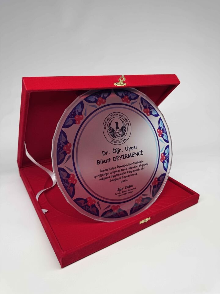 Cam Tabak Plaket Şilt 11