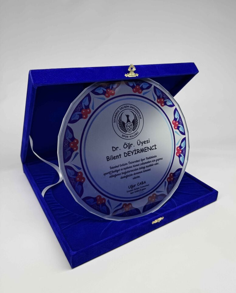 Cam Tabak Plaket Şilt 13