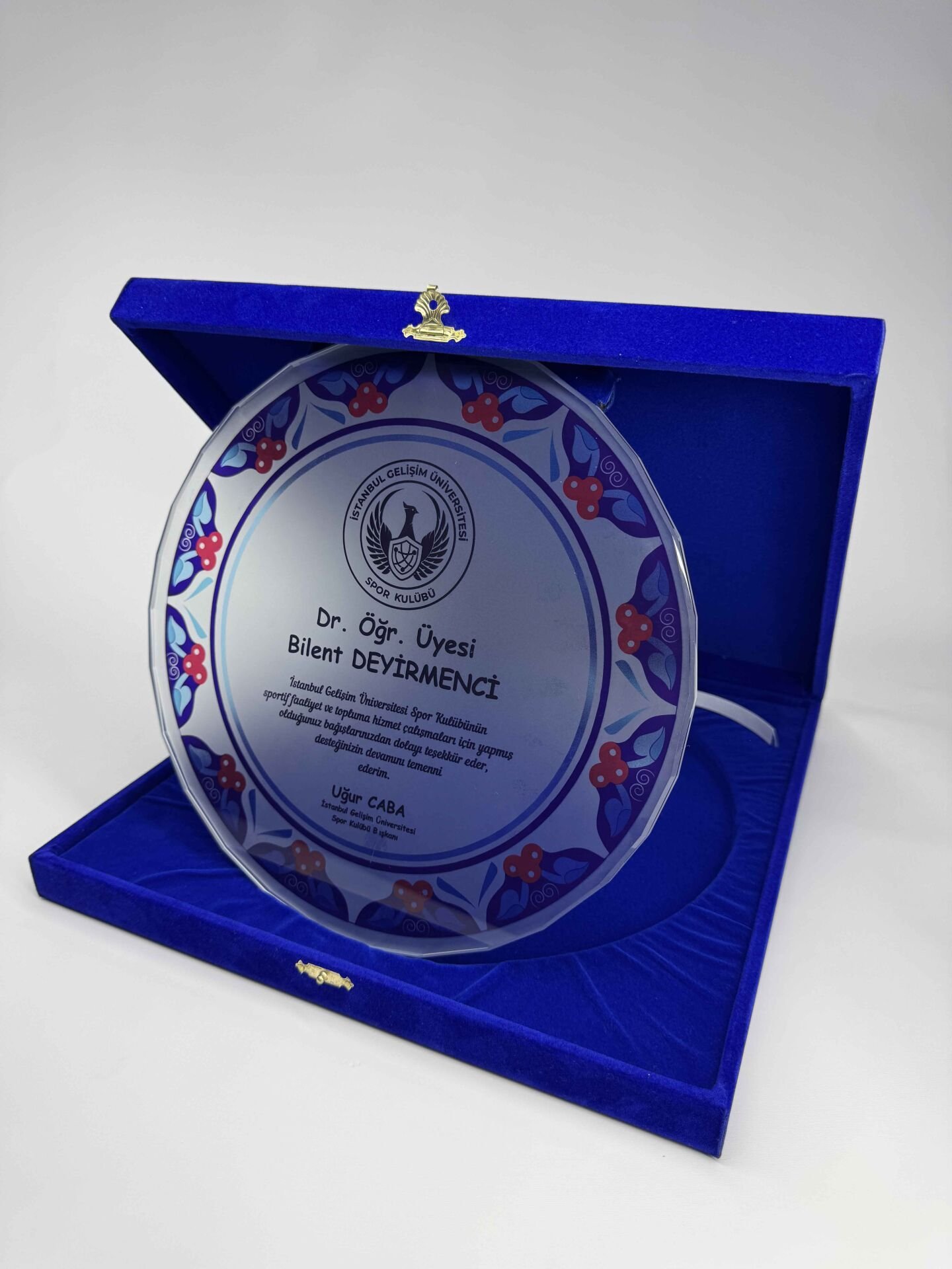 Cam Tabak Plaket Şilt 13