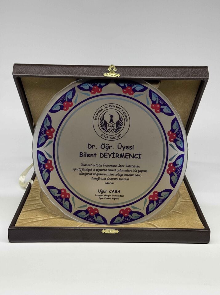 Cam Tabak Plaket Şilt 14