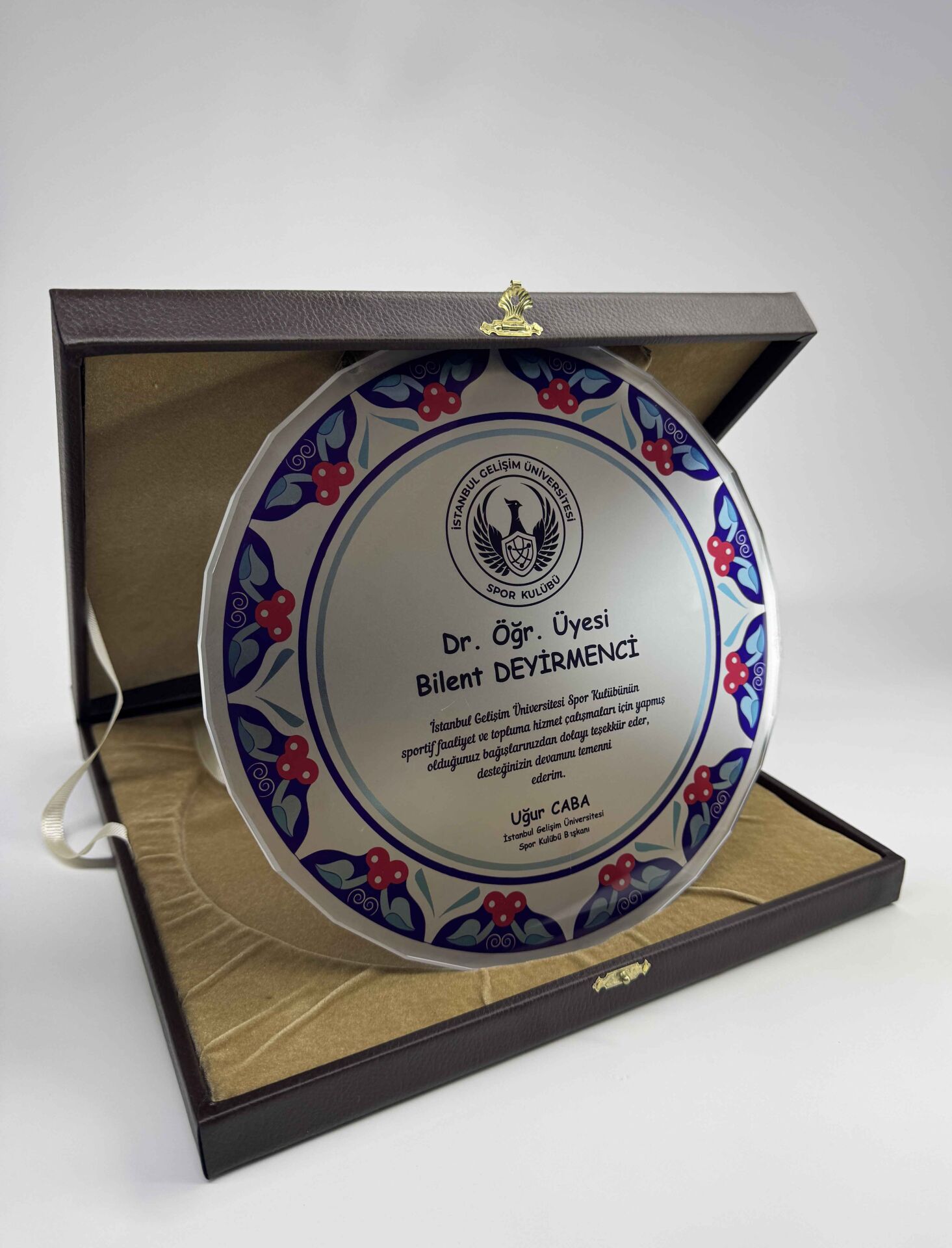 Cam Tabak Plaket Şilt 14