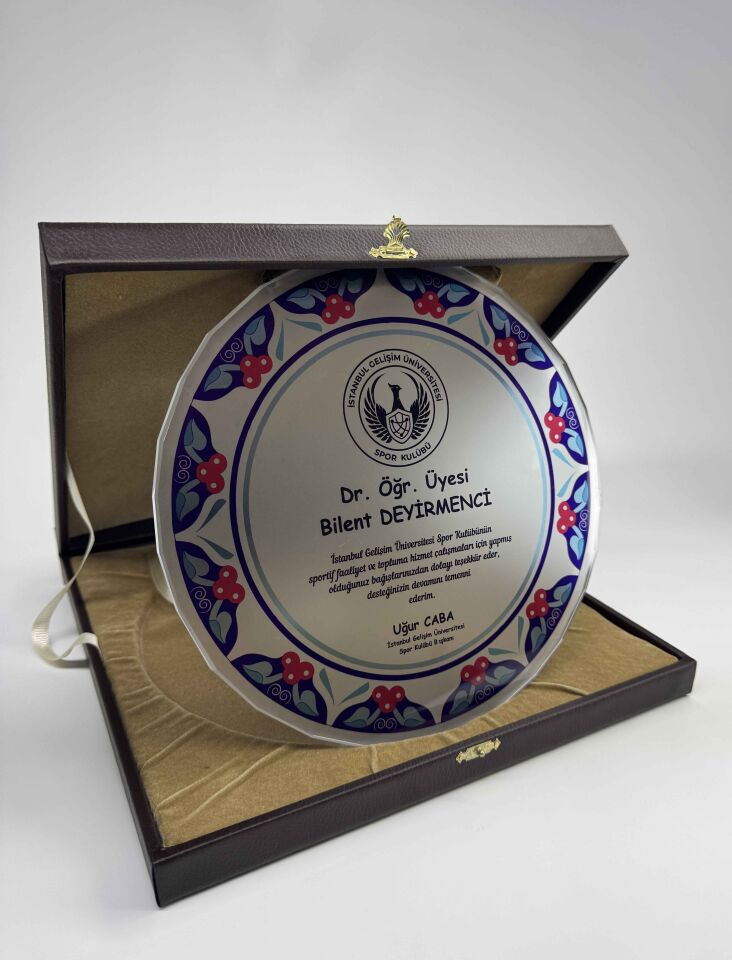 Cam Tabak Plaket Şilt 14