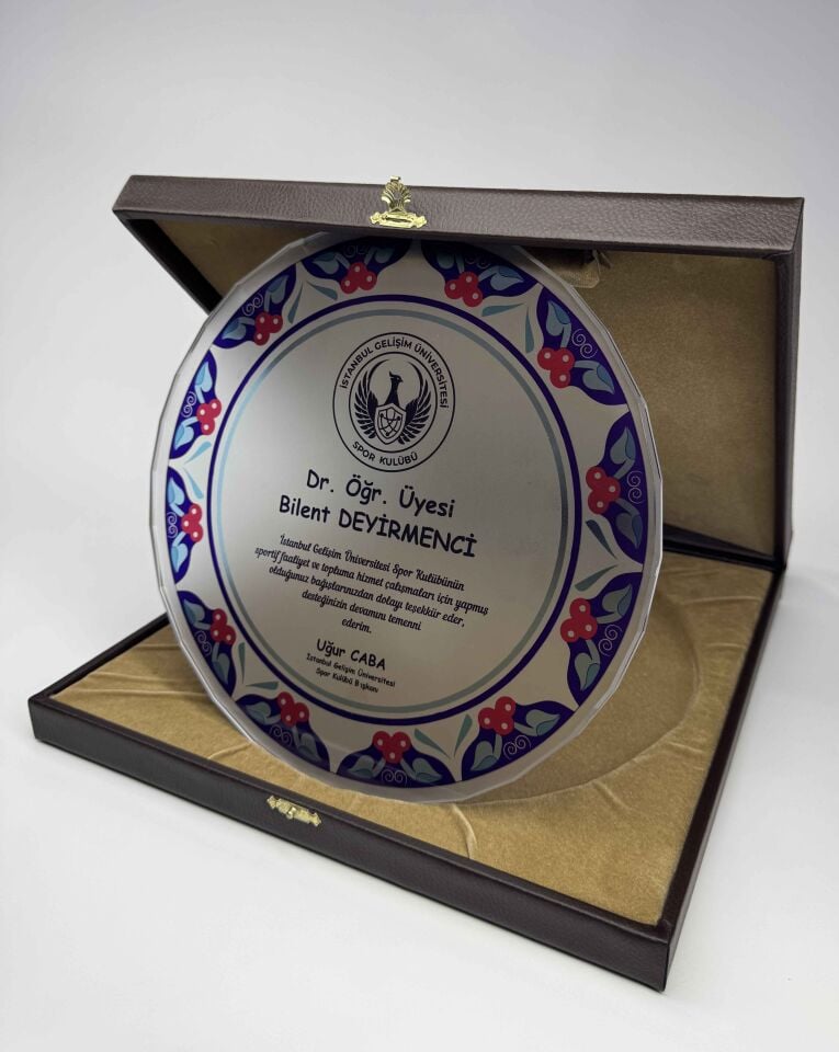 Cam Tabak Plaket Şilt 14