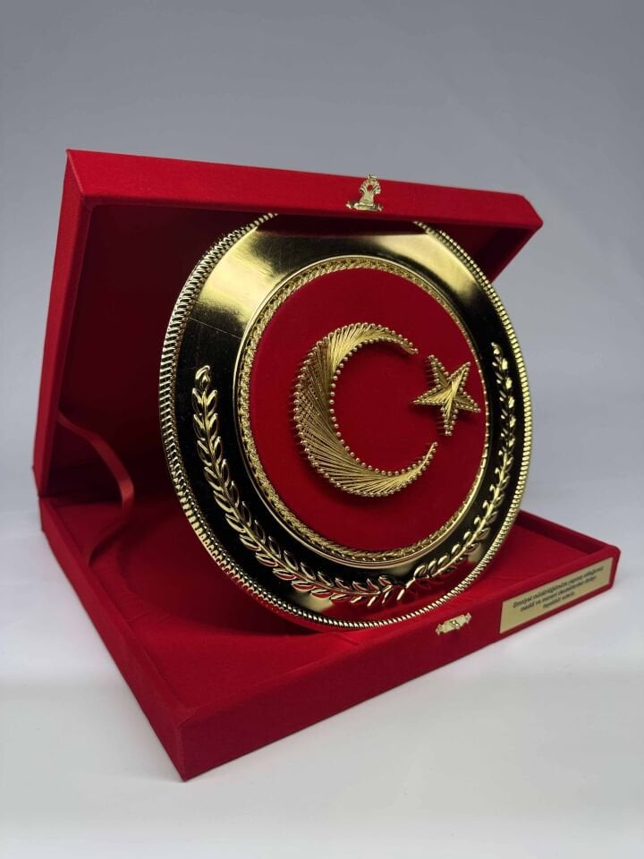 Filografi Metal Tabak Plaket Şilt 01