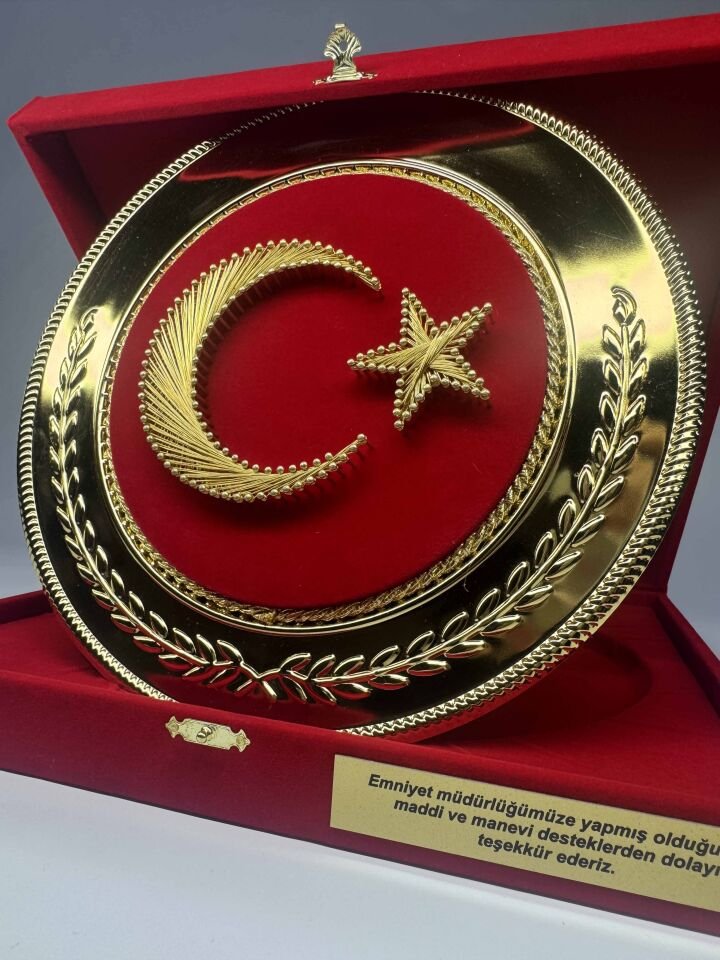 Filografi Metal Tabak Plaket Şilt 01