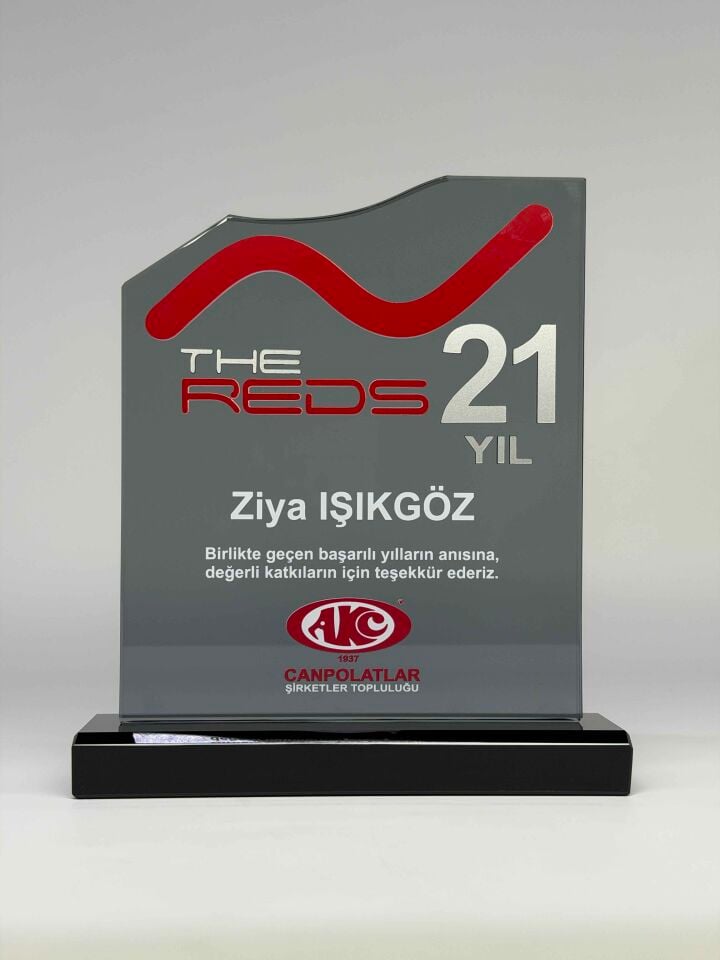 Özel Cam Plaket 34