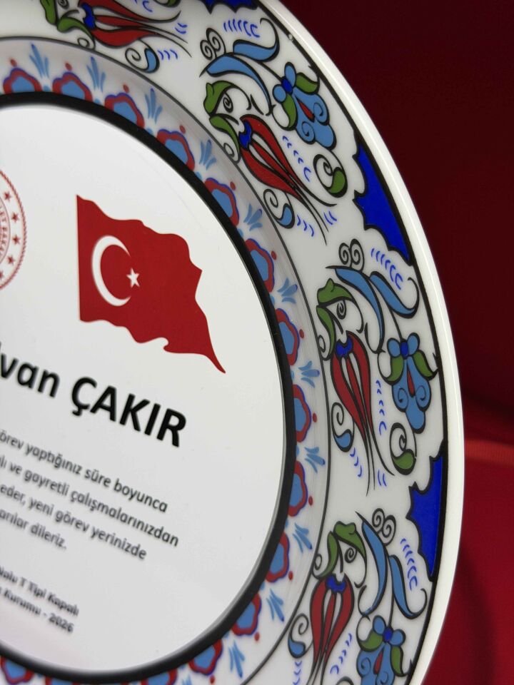 Çini Tabak Plaket Şilt 01