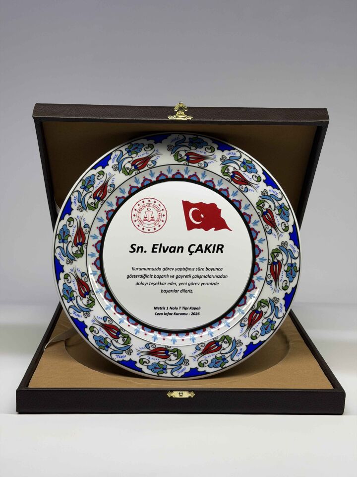 Çini Tabak Plaket Şilt 02