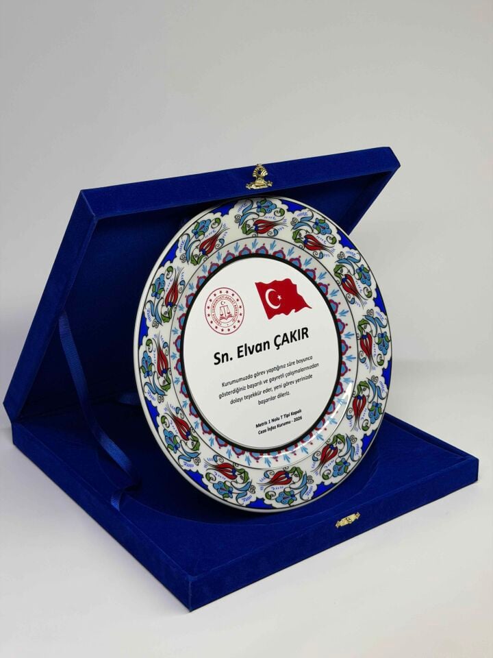 Çini Tabak Plaket Şilt 03