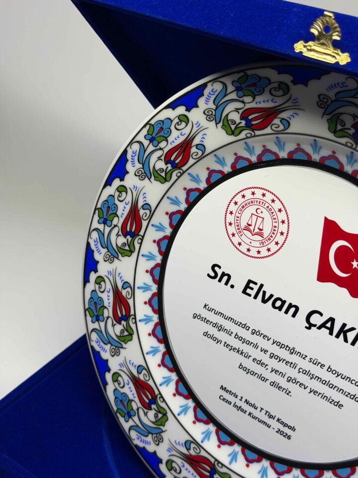 Çini Tabak Plaket Şilt 03