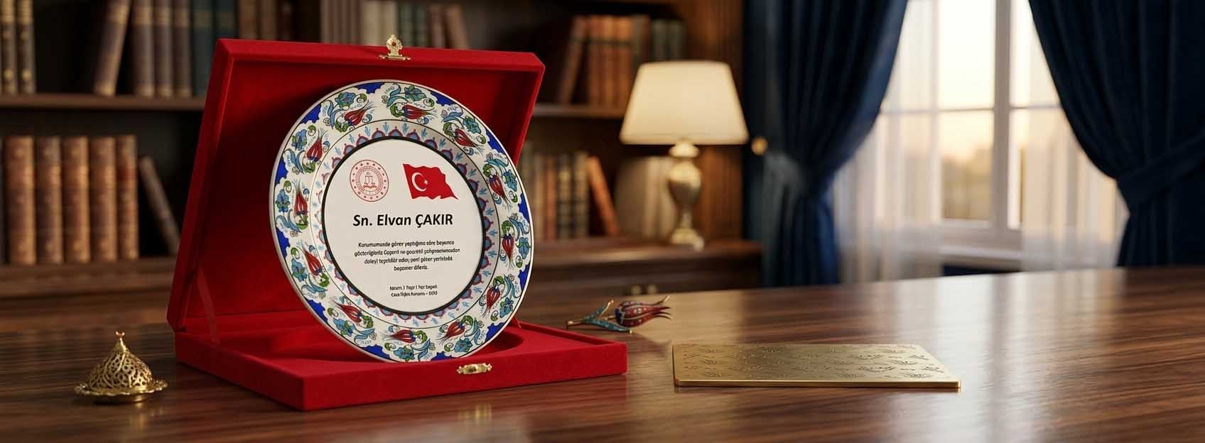 İMALATTAN ÖZEL  <small>ŞIK TASARIM PLAKETLER</small>